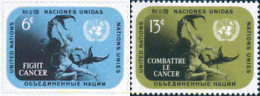 141247 MNH NACIONES UNIDAS. Nueva York 1970 LUCHA CONTRA EL CANCER - Sonstige & Ohne Zuordnung