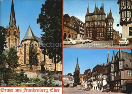 72450301 Frankenberg Eder Rathaus Kirche Obermarkt Frankenberg - Frankenberg (Eder)