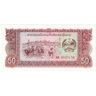 Lao, 50 Kip, Undated (1979), KM:29r, NEUF - Laos