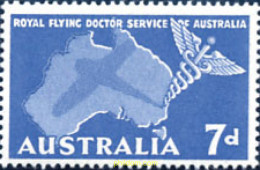 122246 MNH AUSTRALIA 1957 DOCTOR VOLADOR - ...-1854 Prephilately