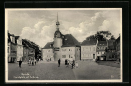 AK Apolda, Marktplatz Mit Rathaus  - Apolda