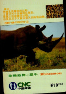 TELECARTE ETRANGERE... RHINOCEROS - Other & Unclassified