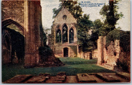 VALLE CRUCIS ABBEY - (Int.) Looking W. - Photochrom Celesque B.4585 - Oilfacsim Finish - Denbighshire