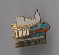 PIN'S THEME  TGV  SNCF TRAIN TER  GARE DE BEAUGENCY  DANS LE LOIRET - TGV