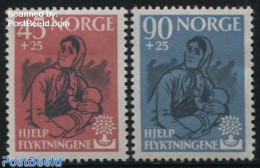 Norway 1960 International Year Of Refugees 2v, Mint NH, History - Various - Refugees - Int. Year Of Refugees 1960 - Nuovi