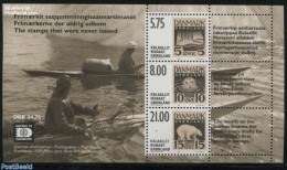 Greenland 2001 Never Issued Stamps S/s, Mint NH, Nature - Animals (others & Mixed) - Bears - Sea Mammals - Stamps On S.. - Ongebruikt