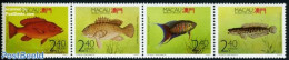 Macao 1990 Fish 4v [:::] Or [+], Mint NH, Nature - Fish - Nuovi