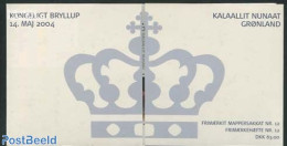 Greenland 2004 Royal Wedding Booklet, Mint NH, History - Kings & Queens (Royalty) - Stamp Booklets - Ongebruikt
