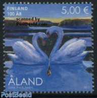 Aland 2017 Finland 100 Years 1v, Mint NH, Nature - Birds - Aland