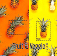 Palau 2020 Fruit & Vegetables 2v M/s, Mint NH, Health - Nature - Food & Drink - Fruit - Alimentation