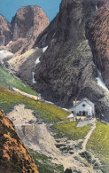 2x Ansichtskarte Vajoletthütte, Grasleitenhütte, Tirol, Sektion Leipzig 1911 - Covers & Documents