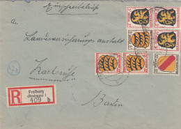 Einschreiben Freiburg 1948 Nach Karlsruhe - General Issues