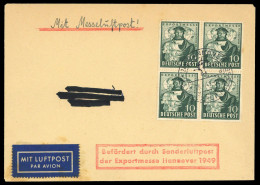 1949, Bizone, 103 (4), Brief - Briefe U. Dokumente