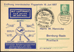 1957, DDR, P 68 Z, Brief - Other & Unclassified