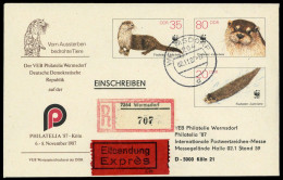 1987, DDR, U 7 , Brief - Other & Unclassified