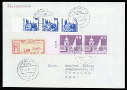 1990, DDR, 3 U.a., Brief - Other & Unclassified