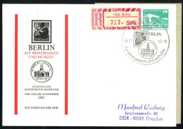 1987, DDR, PP 15.74, Brief - Andere & Zonder Classificatie