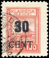 1923, Memel, 196, Gest. - Memel (Klaïpeda) 1923