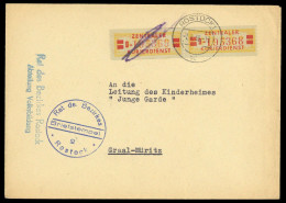 1958, DDR Verwaltungspost B Zentraler Kurierdienst, 19 II D (2), ... - Other & Unclassified