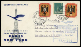 1956, Bundesrepublik Deutschland, Bln. 135-37, Brief - Otros & Sin Clasificación