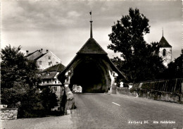 Aarberg BE - Alte Holzbrücke (9489) * 10. 7. 1968 - Aarberg