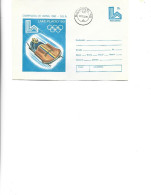 Romania - Postal St.cover Used 1980(69) -  1980 Winter Olympics - USA - Lake Placid 80  - Bob - Postal Stationery