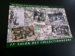 BELLE CARTE "17e SALON DES COLLECTIONNEURS..VITTEL 2001" (141EX SUR 1000) - Borse E Saloni Del Collezionismo