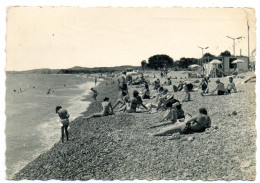 CPSM   06   CROS DE CAGNES   1955      LA PLAGE - Cagnes-sur-Mer