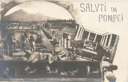 ITALIE - Salvati Da Pompei - Multi-vues De Différents Monuments - Carte Postale Ancienne - Pompei