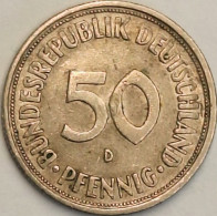 Germany Federal Republic - 50 Pfennig 1969 D, KM# 109.1 (#4719) - 50 Pfennig