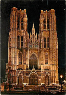 Belgique - Bruxelles - Brussels - Cathédrale Saint Michel - Vue De Nuit - Carte Neuve - CPM - Voir Scans Recto-Verso - Unclassified