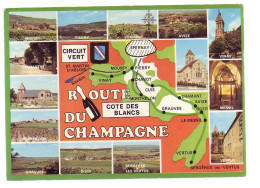51 - ROUTE DU CHAMPAGNE - COTE DES BLANCS - MULTIVUES - 11745 - Saint Remy En Bouzemont