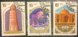 Rusia 1991 5833/35  Monumentos Históricos De La República Soviética - Used Stamps