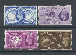 GRAN BRETAÑA  YVERT  246/49  MNH  ** - Unused Stamps
