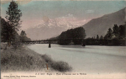 N°3422 W -cpa Aigle -pont D'Illarsaz Sur Le Rhône- - Aigle