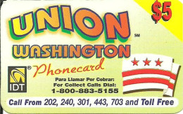 USA: Prepaid IDT - Union Washington Flag 03.04 - Other & Unclassified