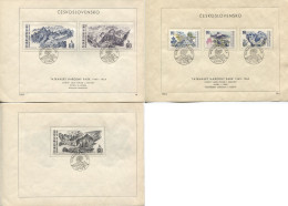 Tschechoslowakei # 1892-7 Ersttagsblatt Tatra Nationalpark Sonderstempel Uz '1' +'2' - Briefe U. Dokumente