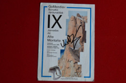 Igned Kurt Diemberger Flyer 2005 IX Jornadas De Alta Montana Himalaya Mountaineering Escalade Alpinisme - Autographed