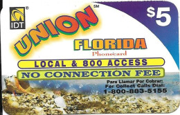 USA: Prepaid IDT - Union Florida 04.05. RS Logo Right - Other & Unclassified