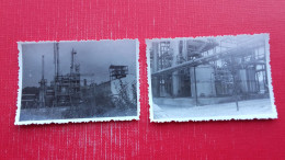 2 Old Photos.Rafinerija/oil Refinery? - Andere & Zonder Classificatie