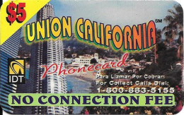 USA: Prepaid IDT - Union California 06.04 - Autres & Non Classés