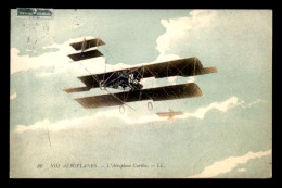 AVIATION - AEROPLANE CURTIS - CARTE COLORISEE - ....-1914: Précurseurs