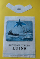 19897 - Sauvetage D'Ouchy Luins 1990 Suisse - Bateaux à Voile & Voiliers