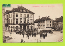 CPA  70 -- VILLERSEXEL  --  HOTEL DE VILLE JOUR DE REVISION - LEGEDE ROUGE - Villersexel