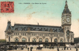 CPA 75 - PARIS - 114. La Gare De Lyon - Métro Parisien, Gares