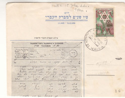 Israël - Lettre De 1950 - Oblit Haifa - Valeur 15 $ En ....2010 - - Covers & Documents