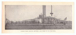 1900 - Iconographie - Battleship USS Monterey - Barche