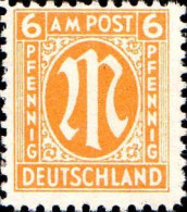 Allemagne Zone Anglo-Américaine Poste N** Yv: 5 Mi:20 M (Petit Def.gomme) - Mint
