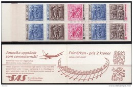 Bronze-Figur 1967 Schweden 580/3 HBl.42/ MH 15 I ** 2€ Skulptur Torslunda Bloc M/s Carnet Art Sheet Booklet Sverige - 1951-80