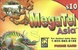 USA: Prepaid IDT - MegaTel, Asia - Other & Unclassified